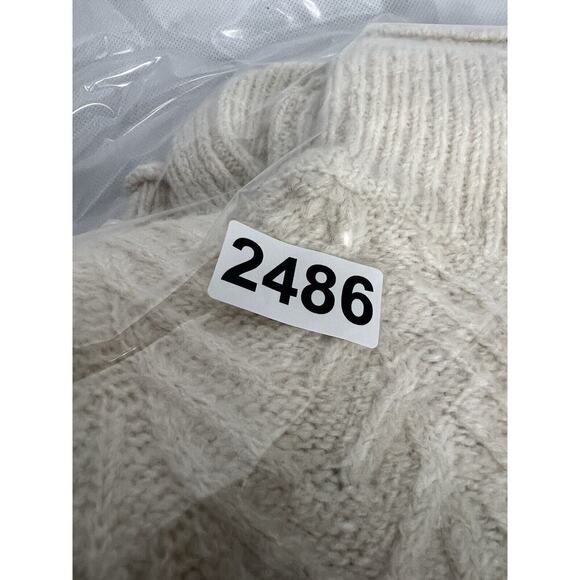 ASTR The Label Brynn Cream Mock Neck Balloon Sleeve Sweater Womens Small - Picture 9 of 9